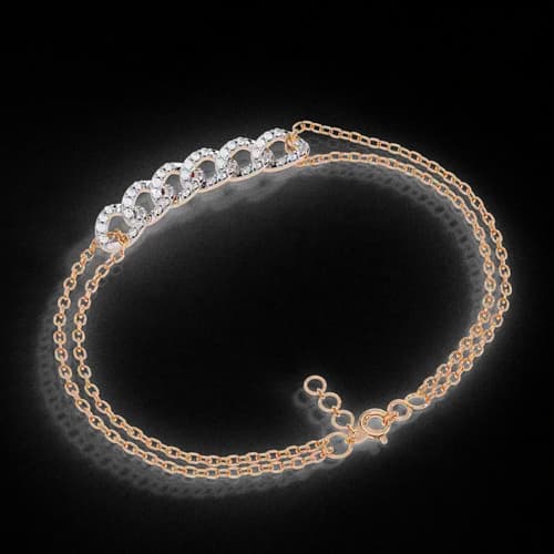 The Luna Link Diamond Bracelet 2