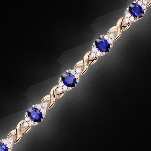The Royal Azure Sapphire Bangle 2
