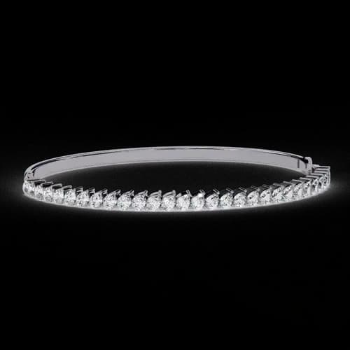The Apex Marquise Diamond Bangle