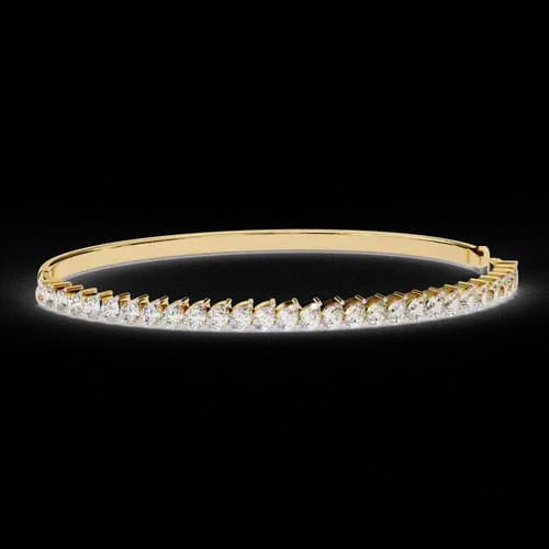 The Apex Marquise Diamond Bangle 2