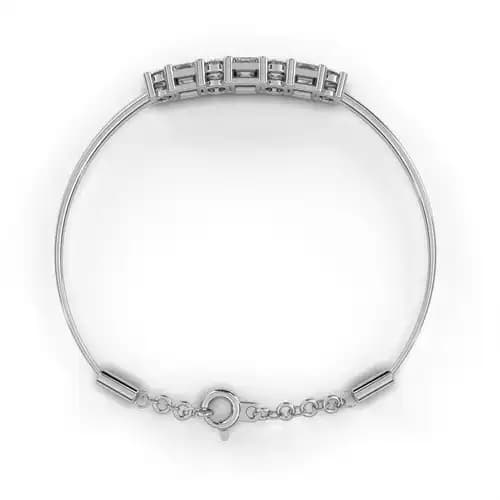 Duet Diamond Bar Bracelet 2