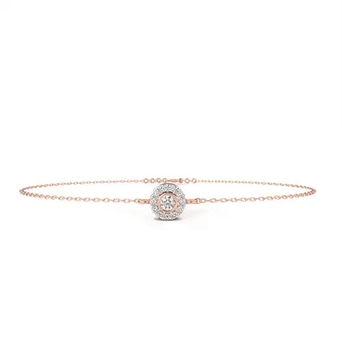 Solara Halo Diamond Bracelet 2