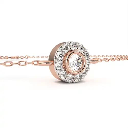 Solara Halo Diamond Bracelet 3
