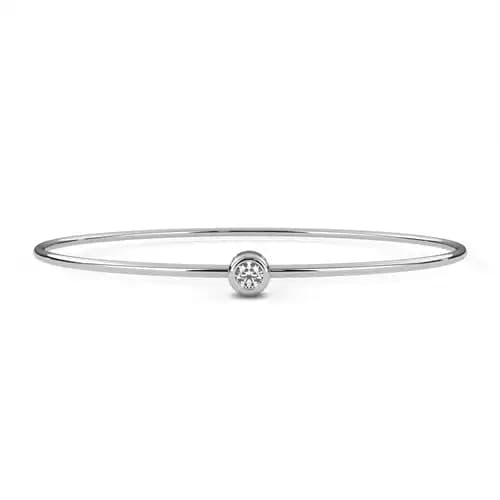 Solitaire Stacking Bangle
