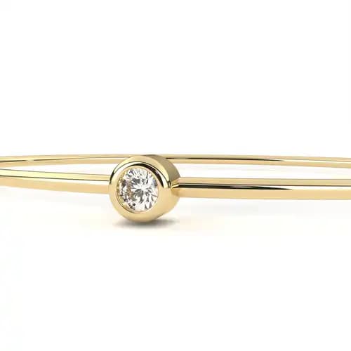 Solitaire Stacking Bangle 2