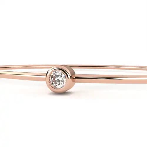 Solitaire Stacking Bangle 3