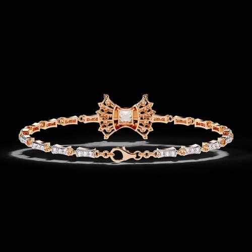 Couture Bow Diamond Bracelet 4