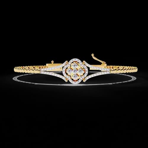 Quatrefoil Bloom Diamond Bracelet 2