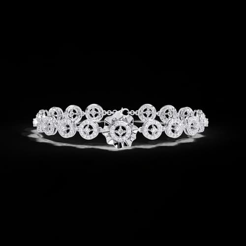 Floral Halo Bracelet