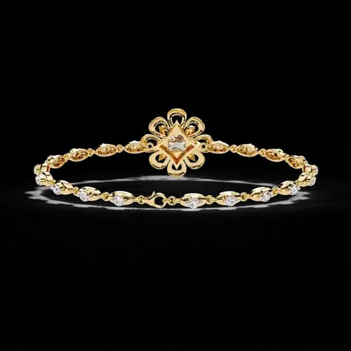 Primavera Floral Diamond Bracelet 2