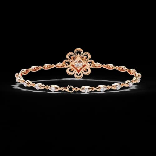 Primavera Floral Diamond Bracelet 3