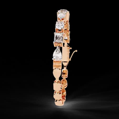 Multi-Shape Diamond Bracelet 3