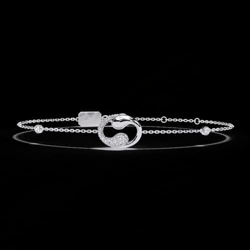 Eternal Wave Diamond Bracelet