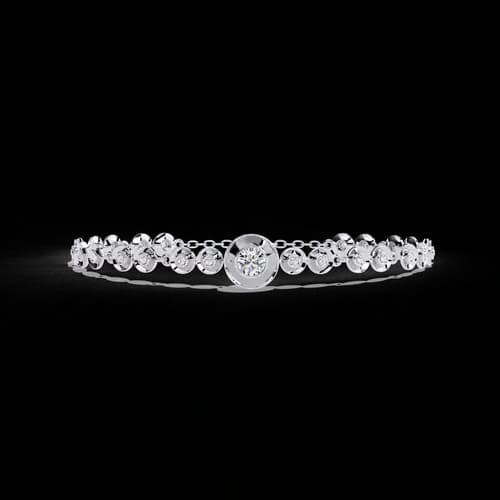 Daisy Chain Diamond Bracelet