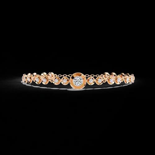 Daisy Chain Diamond Bracelet 2