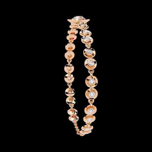 Daisy Chain Diamond Bracelet 3