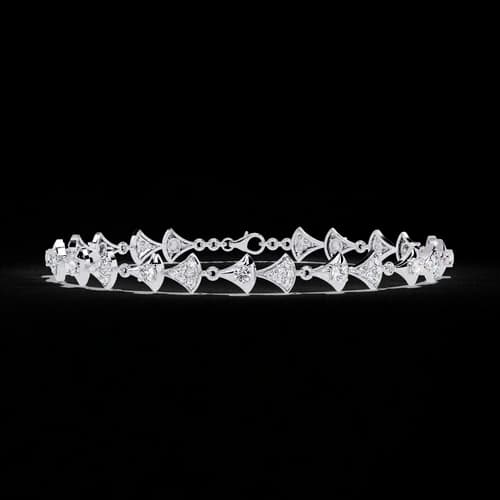 Aurora Arrows Diamond Bracelet