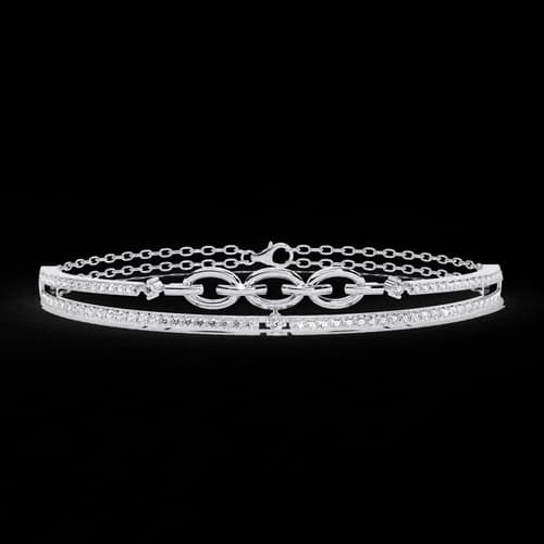 Trio Stack Diamond Bracelet
