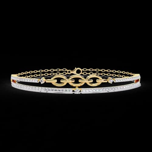 Trio Stack Diamond Bracelet 3