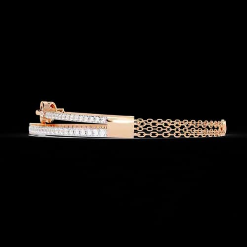 Trio Stack Diamond Bracelet 4