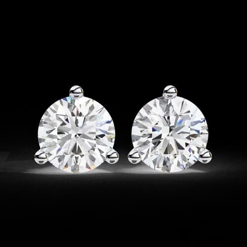Eternal Glow Round Brilliant Diamond Studs