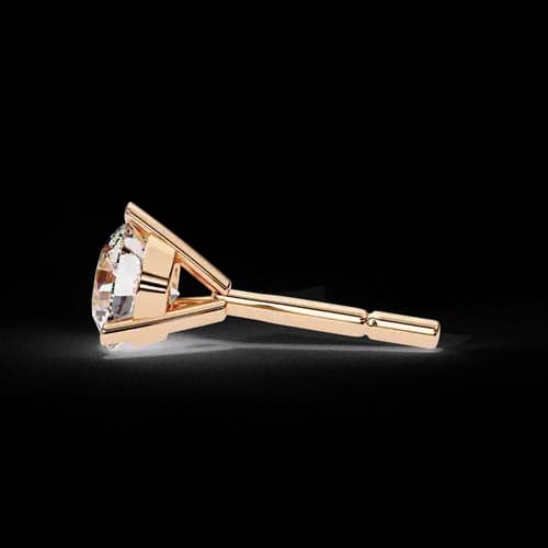 Eternal Glow Round Brilliant Diamond Studs 3