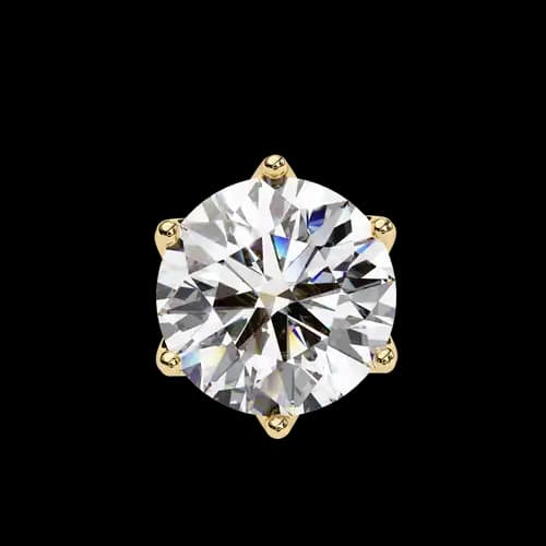 Crown Radiance Solitaire Studs 2