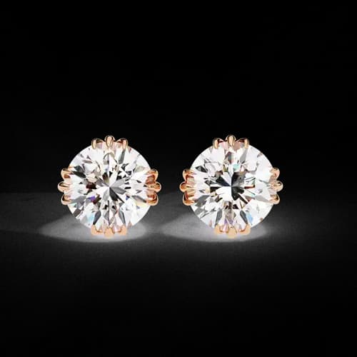 Eterna Bloom Diamond Studs 3