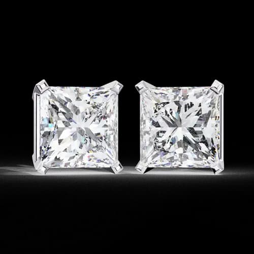 Aurora Princess Diamond Studs