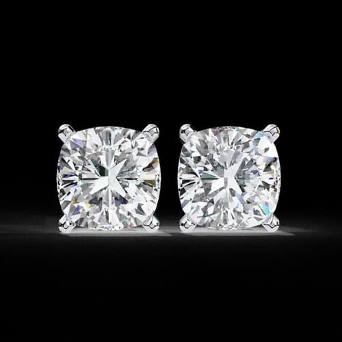 Eternal Cushion Diamond Studs