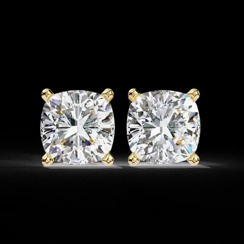 Eternal Cushion Diamond Studs 2