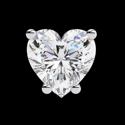 Amour Heart Diamond Studs 3