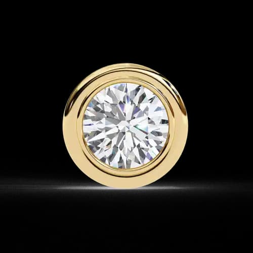 Eterna Bezel Diamond Studs 2