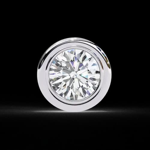 Eterna Bezel Diamond Studs 3
