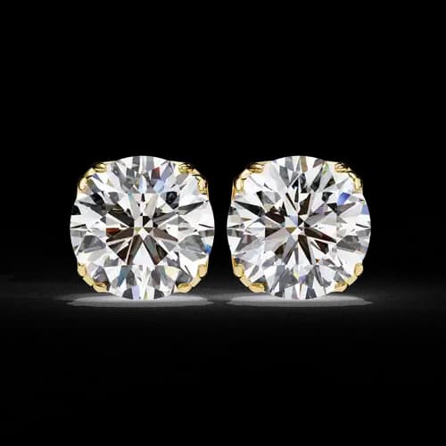 Celeste 8-Prong Diamond Studs 2