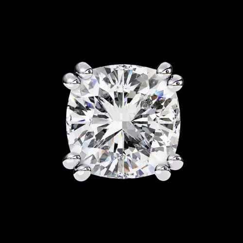 Aurora Cushion-Cut Diamond Studs 2