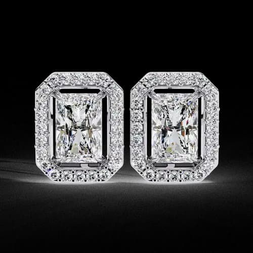 Regalia Radiant Halo Studs