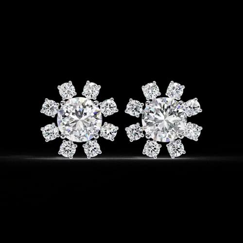 Starburst Diamond Studs
