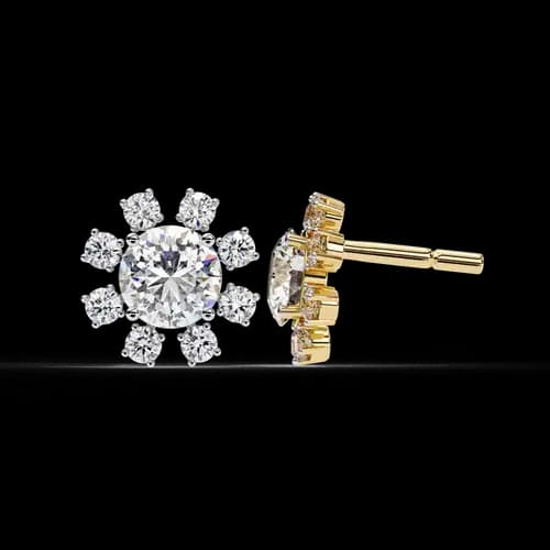 Starburst Diamond Studs 3