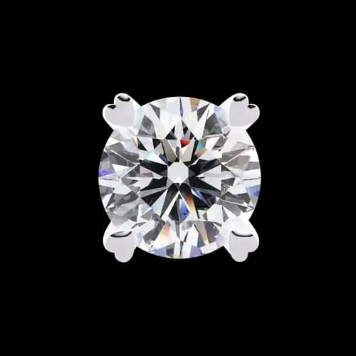 Classic 4-Prong Round Diamond Studs 2