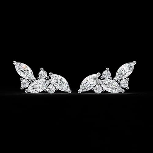 Marquise Grace Cluster studs