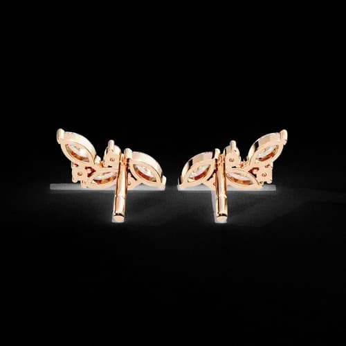 Marquise Grace Cluster studs 3
