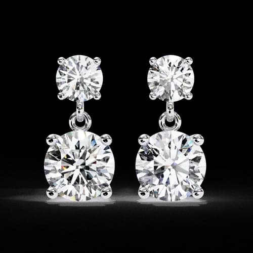 Celeste Duo Drop Earrings