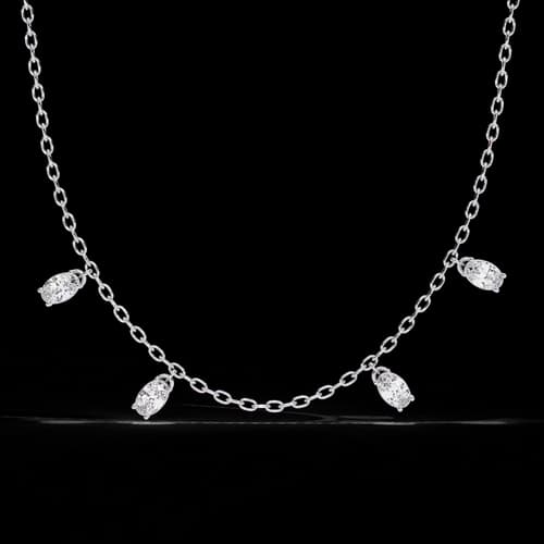 Ellara Diamond Fringe Necklace