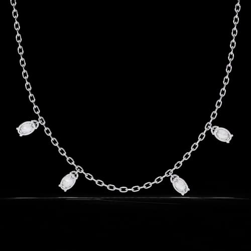 Ellara Diamond Fringe Necklace 2