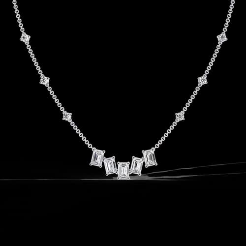 Astoria Graduated Diamond Necklace