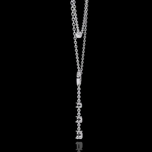 Cascade Layered Lariat Necklace 2