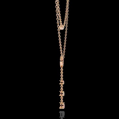 Cascade Layered Lariat Necklace 3