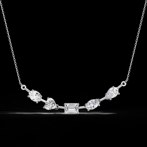 Rhapsody Mixed-Cut Diamond Necklace