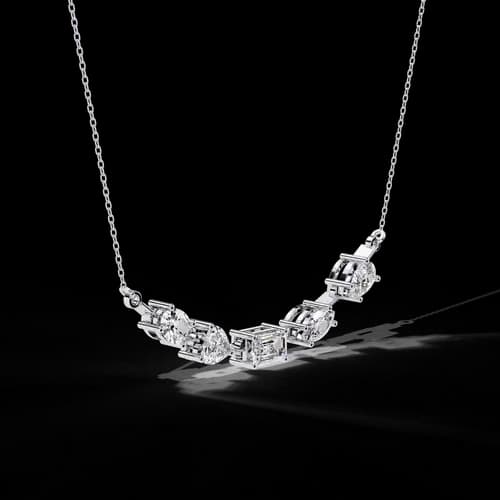 Rhapsody Mixed-Cut Diamond Necklace 2